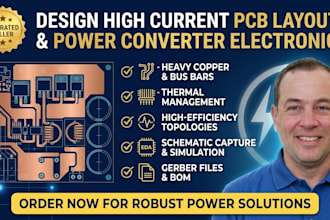 design high current pcb layouts and power converter electronics