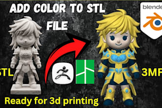paint your 3d model, convert stl to 3mf, split for bambu lab multicolor printing