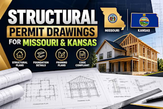 design structural permit drawings for missouri and kansas