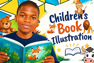 illustrate children book illustration, ai story book children story image