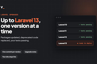 upgrade your old laravel app to laravel 13 safely
