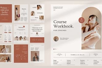 design interactive workbooks, coaching guides and printable worksheets