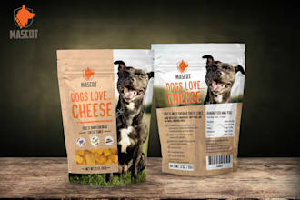 design premium packaging pouch label design