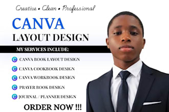 create editable canva journals guide workbooks design and prayer books design