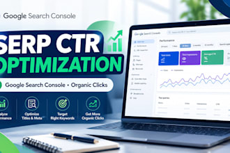 optimize serp CTR and google search console for organic clicks
