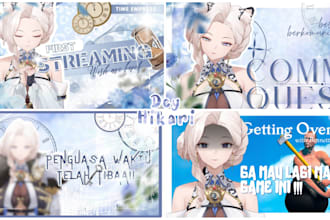 design vtuber thumbnails for streaming