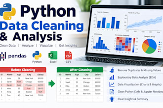 clean and analyze data using python pandas