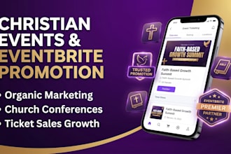 do organic eventbrite promotion for your christian conference and church events