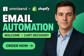 omnisend shopify welcome emails omnisend cart recovery customer retention flows