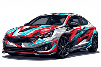 make unique vehicle wrap designs with creative car graphics