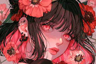 draw commission into anime or manga style art