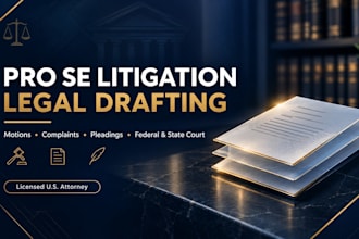 be your expert US attorney legal drafter for pro se litigation