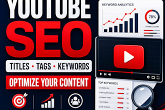 write youtube SEO titles descriptions and tags