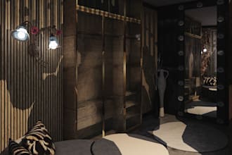 design modern 3d interior spaces with realistic renders