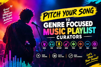 pitch your song to genre focused music playlist curators