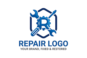 design electronics store and home appliances repairing logo