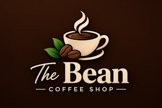 design a simple coffee shop logo