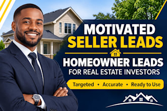 provide motivated seller leads and targeted homeowner leads for real estate