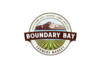 design a handdrawn farms logo design