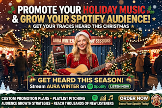 promote your holiday music and help grow your spotify audience
