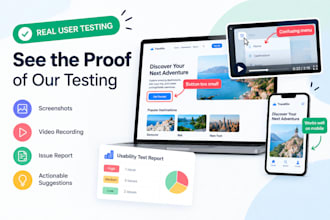 qa website user testing, app testing, IOS app, UI ux, beta, usability testing