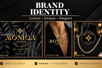 design a feminine luxury logo and brand identity for beauty and wellness brands