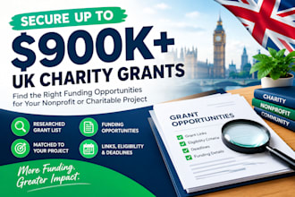 research UK charity grants and find suitable funding opportunities