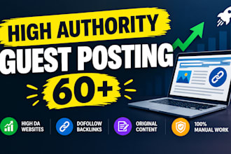 publish high premium guest post on da 60