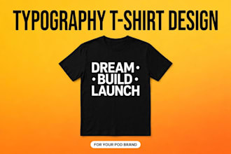 design minimalist tshirt design for your pod brand