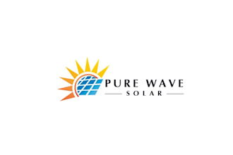 do modern solar panel, power, energy, electrical logo