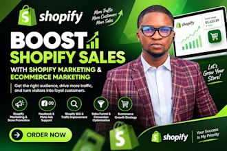 boost shopify sales with shopify marketing and ecommerce marketing