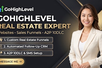 gohighlevel expert, ghl real estate website, a2p 10dlc gohighlevel sales funnel