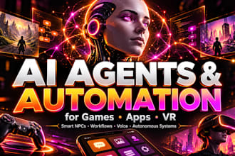 build ai agents and npcs for games, apps and VR
