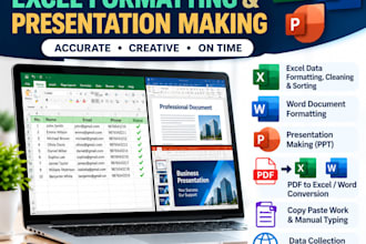 do fast data enrty, excel formatting, and copy paste work