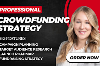 create a crowdfunding strategy and launch plan for your fundraising campaign