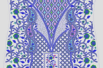 do professional embroidery digitizing for dress, applique, patterns