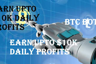 develop, install daily withdrawal bitcoin app, bitcoin bot on smartphone, laptop