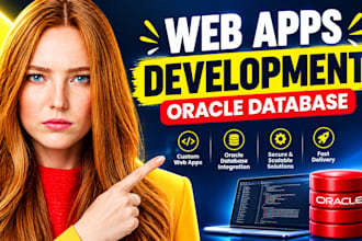 create web apps with oracle database as full stack developer, php laravel expert