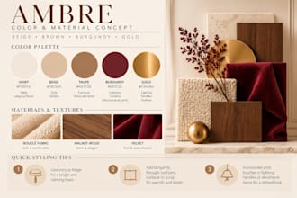 create your interior color palette