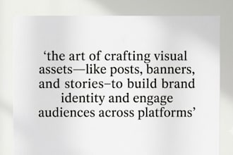 design modern social media posts and banners for your brand