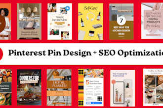 design pinterest pins with SEO titles and descriptions