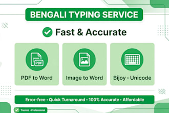 do fast and accurate bengali typing from image or pdf