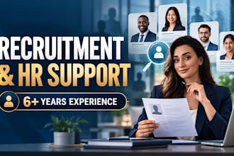 support your recruitment process as an expert recruiter