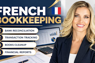 do french bookkeeping, bank reconciliation and accounting cleanup