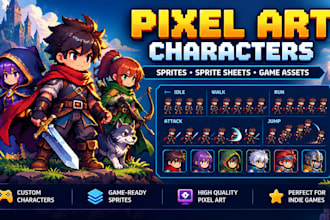 create a pixel art pngtuber avatar for your stream