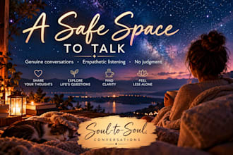 listen with empathy and offer a safe, judgement free conversation