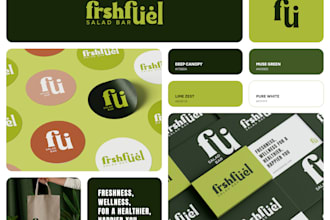 design a minimalist logo, branding kit, and brand identity
