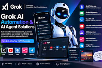 grok voice app grok ai assistant grok xai api youtube video crm n8n telegram bot