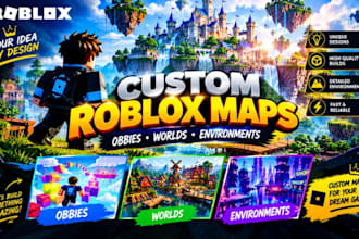 build custom roblox maps and game environment