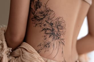 design a minimalist fine line tattoo